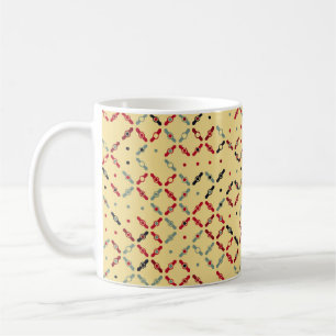 Seamless geometric pattern design illustrationabst coffee mug