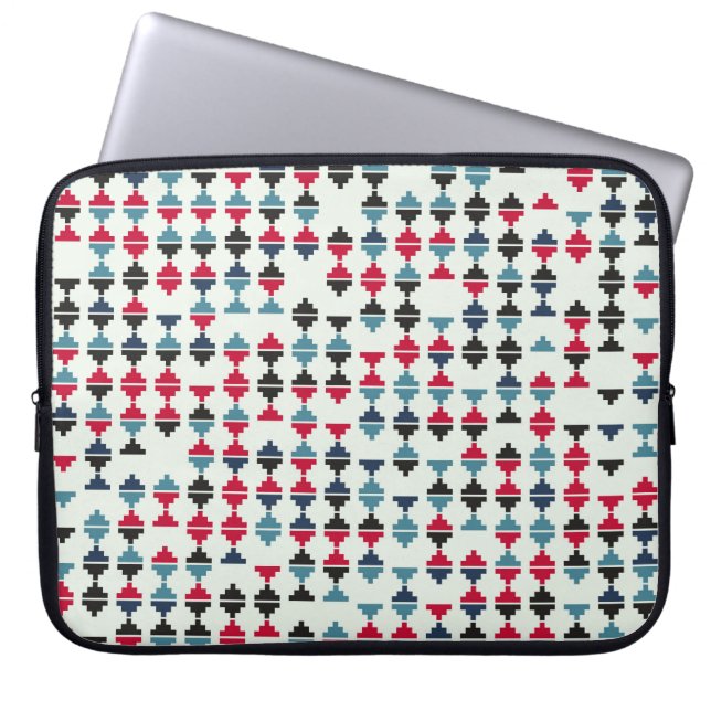 Seamless geometric pattern design illustrationabst laptop sleeve (Front)