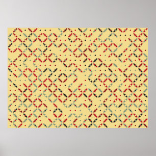 Seamless geometric pattern design illustrationabst poster