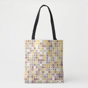 Seamless geometric pattern design illustrationabst tote bag