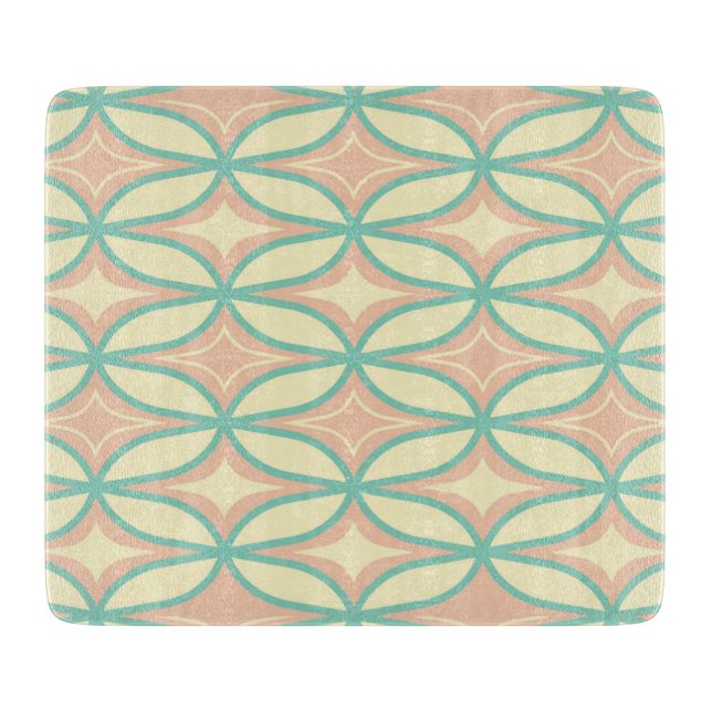  Seamless geometric pattern in diamond shapes  Cutting Board (Front)