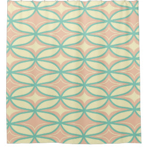 Seamless geometric pattern in diamond shapes Shower Curtain