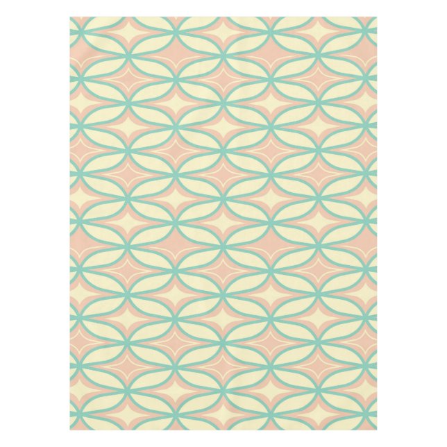  Seamless geometric pattern in diamond shapes  Tablecloth (Front)