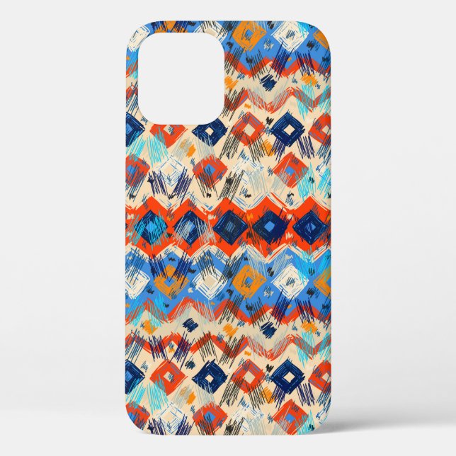 Seamless geometric pattern in ethnic Case-Mate iPhone case (Back)
