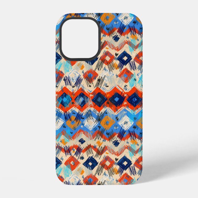 Seamless geometric pattern in ethnic iPhone case (Back)