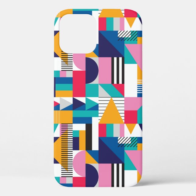 Seamless geometric pattern in modern abstract styl Case-Mate iPhone case (Back)