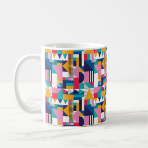 Seamless geometric pattern in modern abstract styl coffee mug