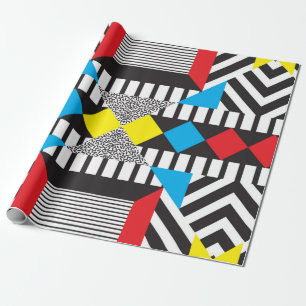 Seamless geometric pattern in modern abstract styl wrapping paper