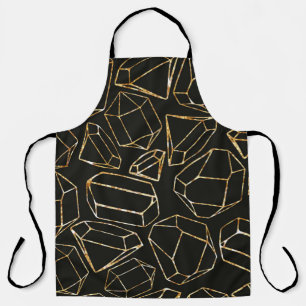 Seamless geometric pattern in retro 80s style. Pop Apron