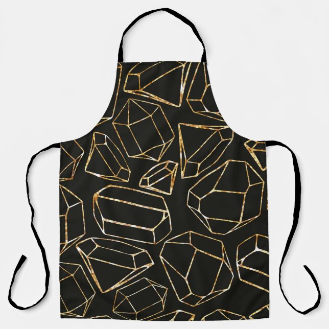 Seamless geometric pattern in retro 80s style. Pop Apron (Front)