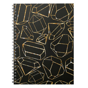 Seamless geometric pattern in retro 80s style. Pop Notebook