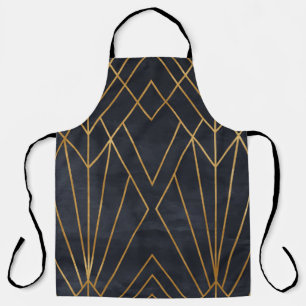 Seamless geometric pattern on paper texture. Art D Apron