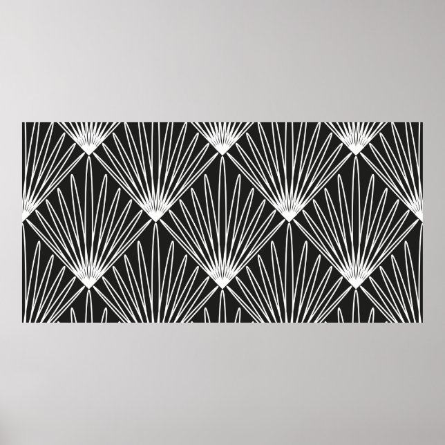 Seamless geometric pattern poster (Front)