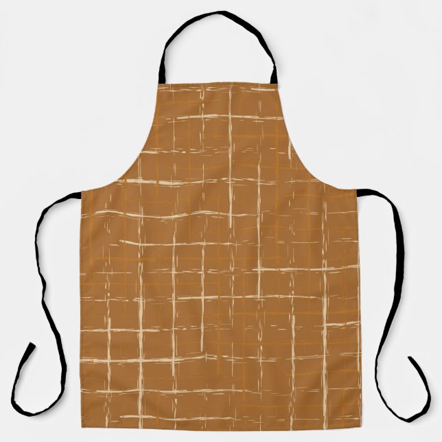 Seamless geometric pattern with abstract brush str apron (Front)