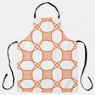 Seamless geometric pattern with circles apron