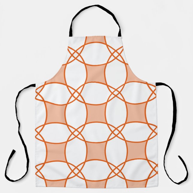 Seamless geometric pattern with circles apron (Front)