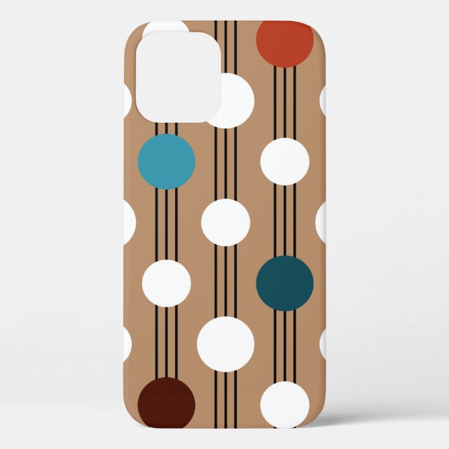 Seamless geometric pattern with circles Case-Mate iPhone case (Back)