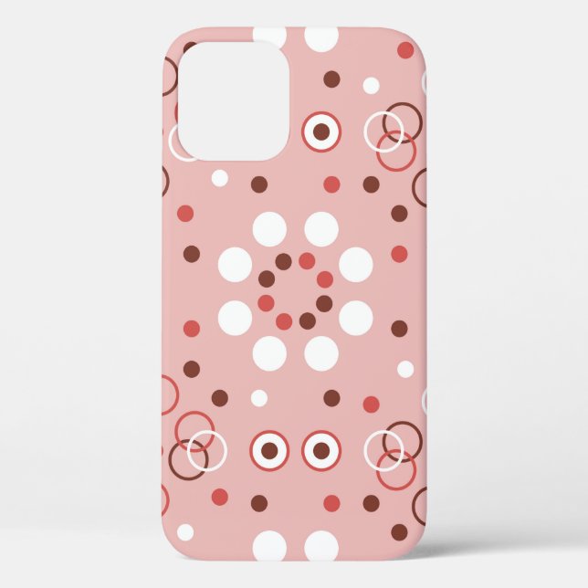 Seamless geometric pattern with circles Case-Mate iPhone case (Back)