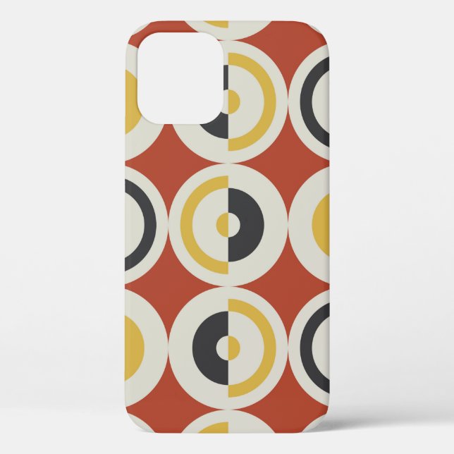 Seamless geometric pattern with colourful circles Case-Mate iPhone case (Back)