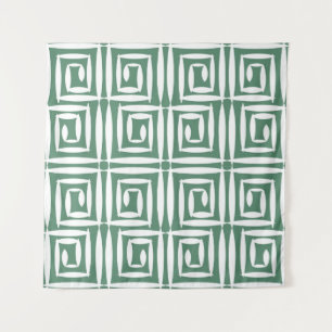 Seamless geometric pattern with polygons tapestry