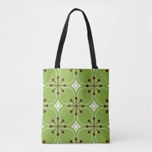 Seamless geometric pattern with rhombuses tote bag
