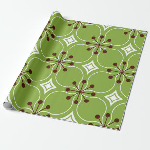 Seamless geometric pattern with rhombuses wrapping paper