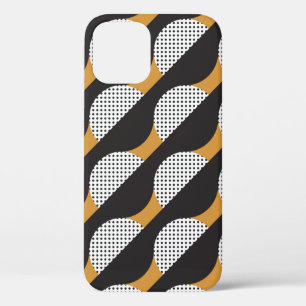 Seamless geometric pattern with semicircles iPhone 12 case