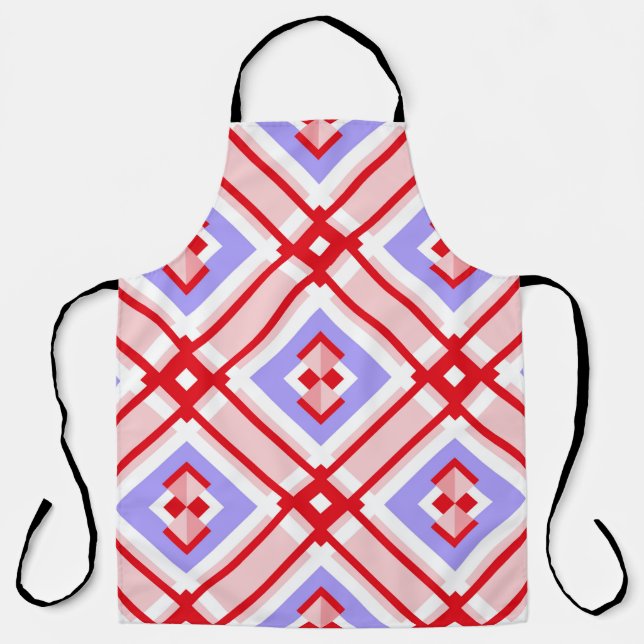Seamless geometric pattern with squares apron (Front)