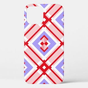 Seamless geometric pattern with squares iPhone 12 case