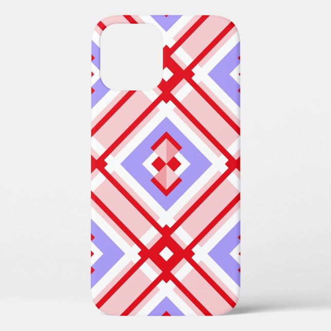 Seamless geometric pattern with squares Case-Mate iPhone case (Back)