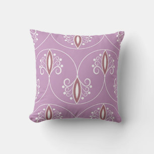 Seamless geometric pattern with swirls. art.  cushion