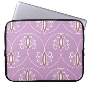 Seamless geometric pattern with swirls. art. laptop sleeve