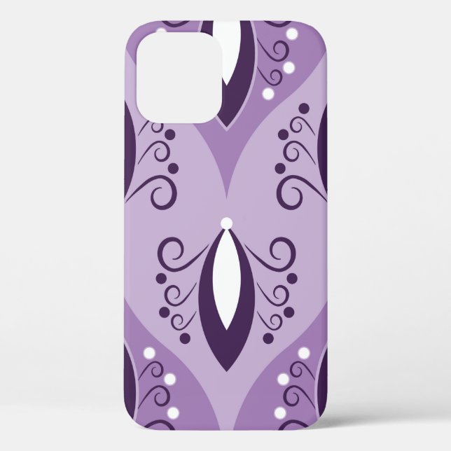 Seamless geometric pattern with swirls Case-Mate iPhone case (Back)