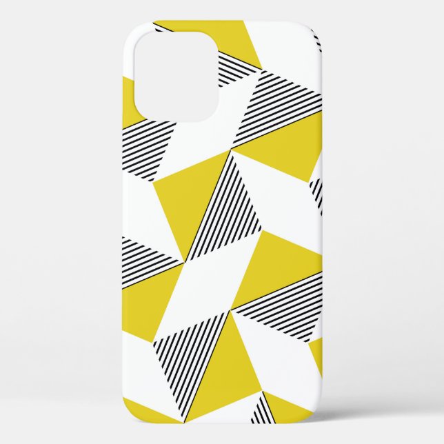 Seamless geometric pattern with triangles,  rhombu Case-Mate iPhone case (Back)