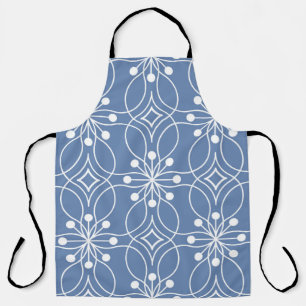 Seamless geometric pattern with wavy lines apron