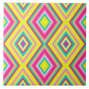Seamless geometric rhombus shapes modern trendy de ceramic tile