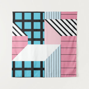 Seamless Geometric Shapes Pattern. Tapestry