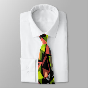 Seamless geometric triangles shapes tie