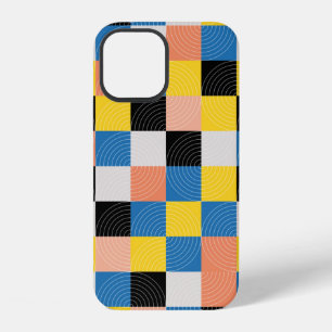 Seamless geometrical shape pattern iPhone 12 case