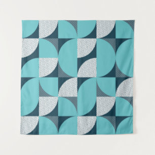 Seamless geometrical shape pattern tapestry