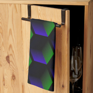 seamless geometrical square tea towel