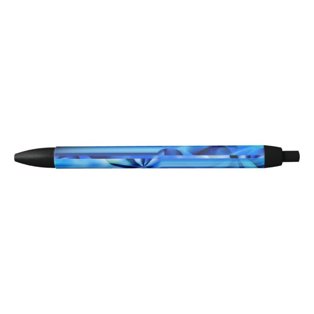 Seamless Graphic Design - blue black I Ink Pen (Front)