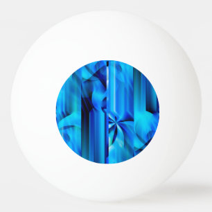 Seamless Graphic Design - blue black I Ping Pong Ball