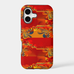 Seamless Graphic Design - red orange I