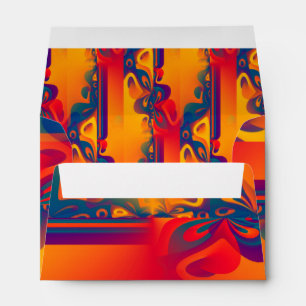 Seamless Graphic Design - yellow red I Envelopes