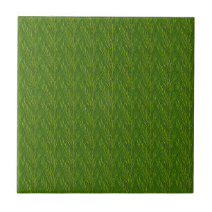 Seamless Green Grass Pattern – Nature-Inspired Bot Ceramic Tile