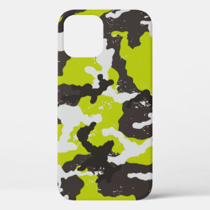 Seamless grunge camouflage background. Camouflage  iPhone 12 Case