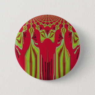 Seamless Hakuna Matata design 6 Cm Round Badge