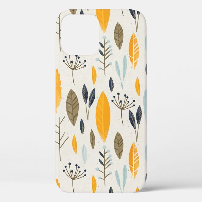 Seamless hand illustrated floral pattern on paper  Case-Mate iPhone case (Back)