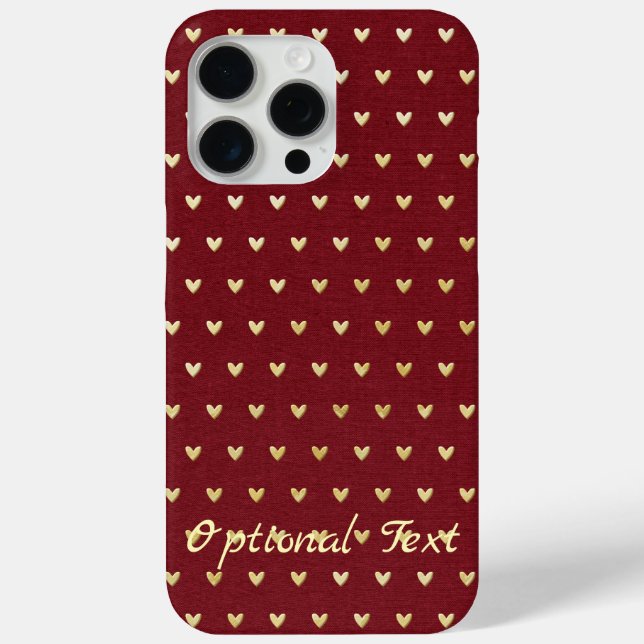 Seamless Hearts Case-Mate iPhone Case (Back)